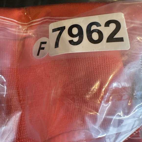 Nike Dri Fit Polo Shirt Mens XXL Orange Striped Short‎ Sleeve Golf Performance - Picture 8 of 8